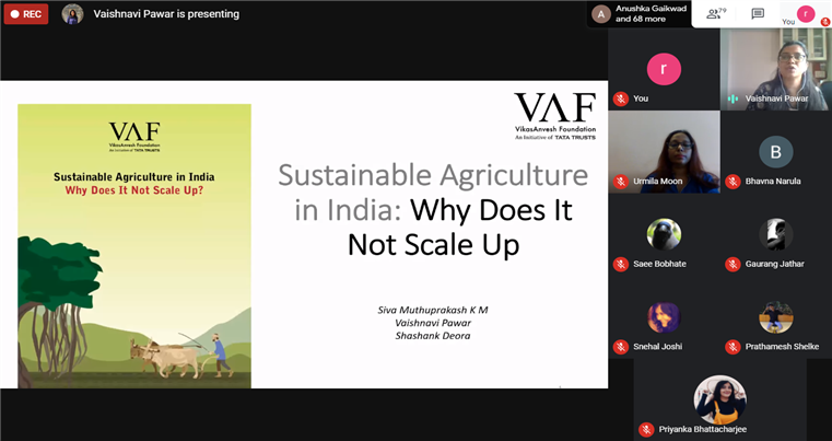 Sustainable agriculture Botany and Commerce Joint  Webinar by Vaishnavi Pawar -