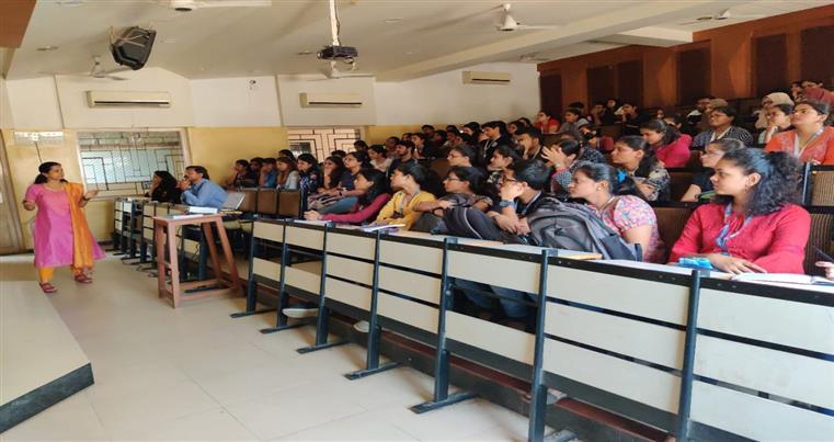 Guest lecture by Dr. Maithili Athavle (Senior Manager R&D at cancer biology department, Godavari Biorefineries Ltd)