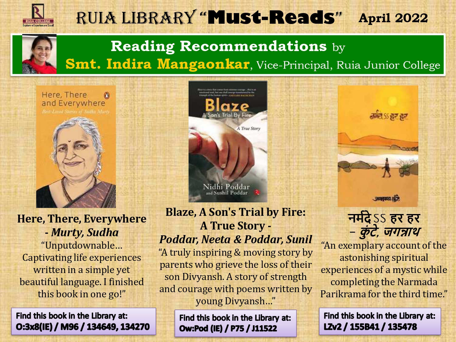 Must Reads Ruia Recommended Books April 2022 Must Reads Ruia Recommended Books April 2022