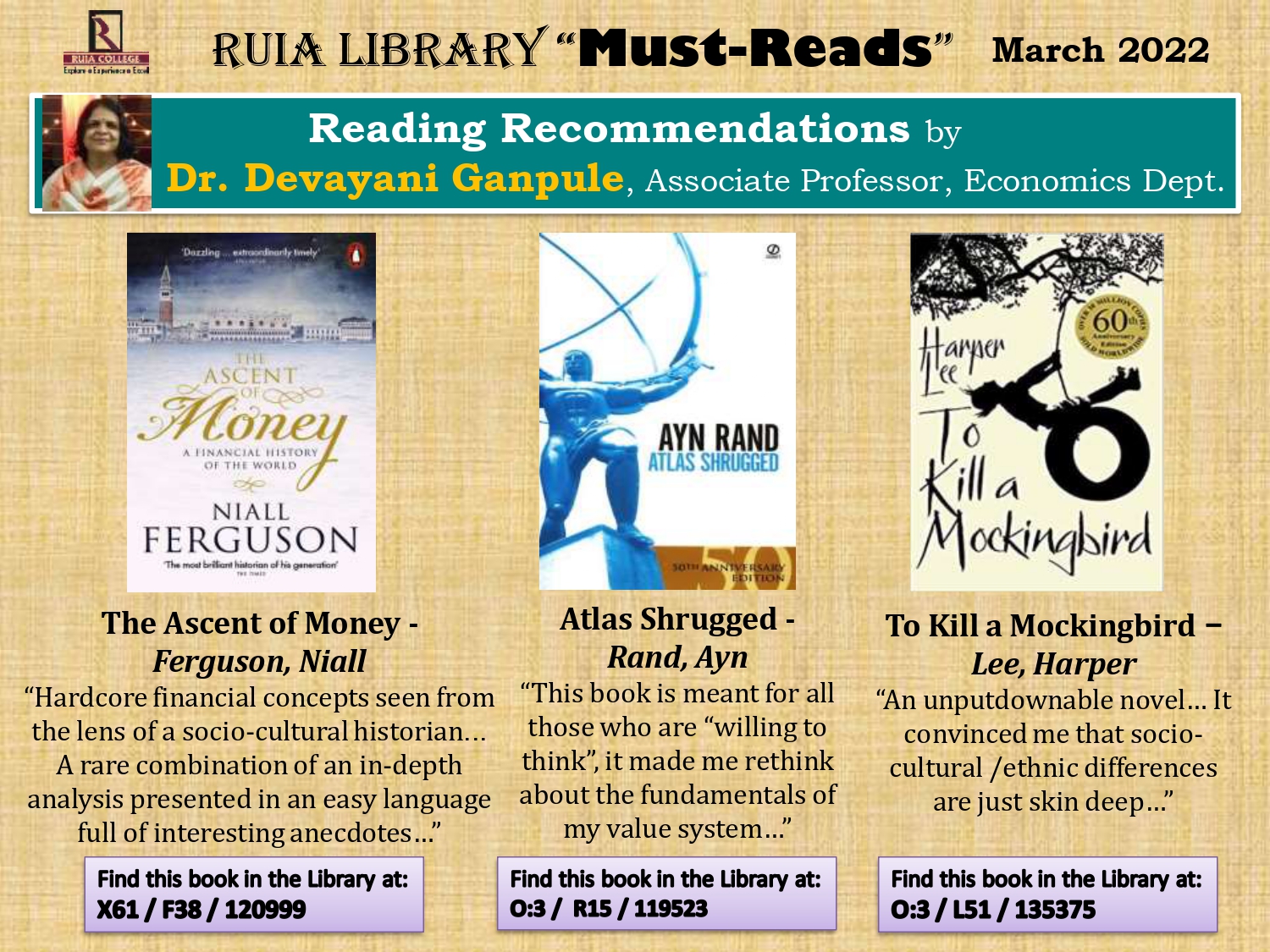 Must Reads Ruia Recommended Books March 2022 Must Reads Ruia Recommended Books March 2022