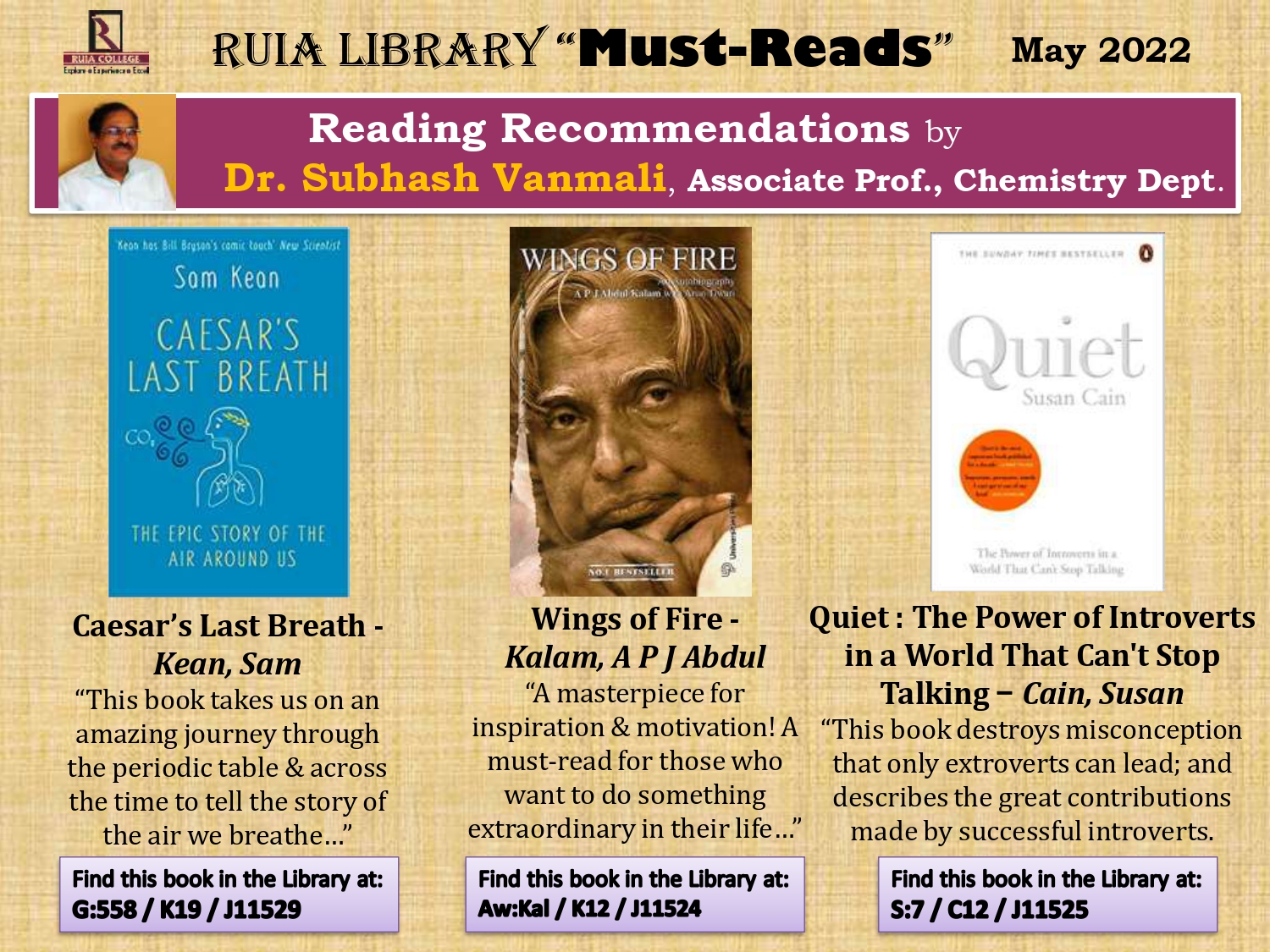 Must Reads Ruia Recommended Books May 2022 Must Reads Ruia Recommended Books May 2022