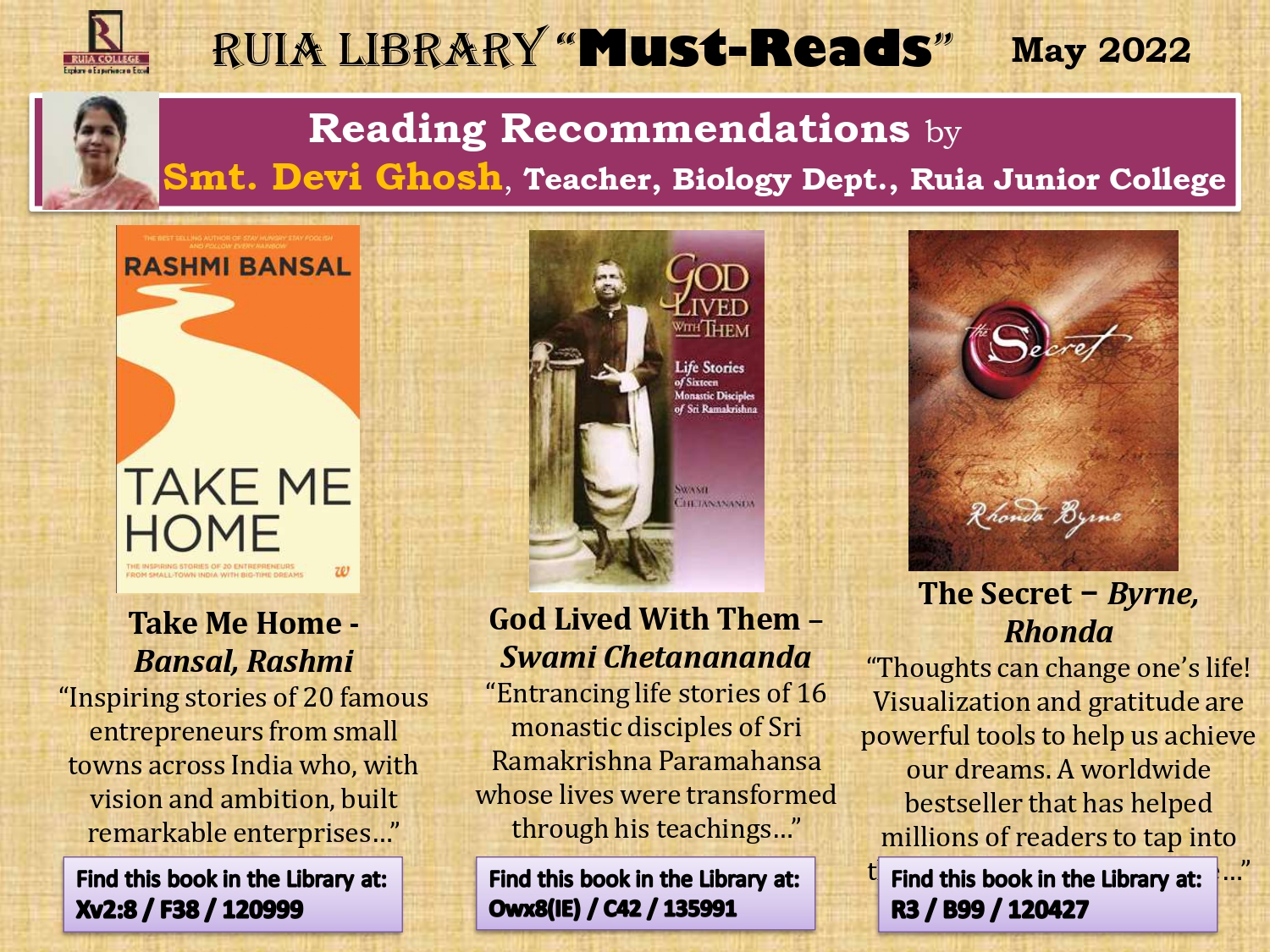 Must Reads Ruia Recommended Books May 2022 Must Reads Ruia Recommended Books May 2022
