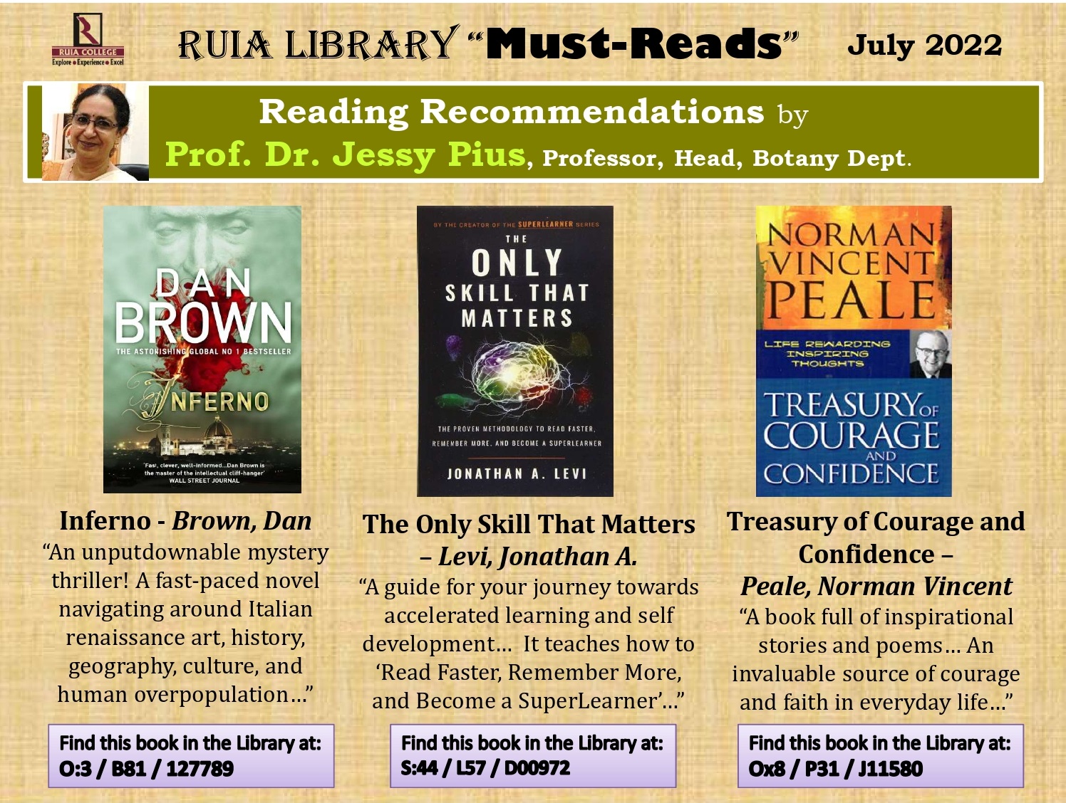 Must Reads Ruia Recommended Books July2022 Must Reads Ruia Recommended Books July 2022