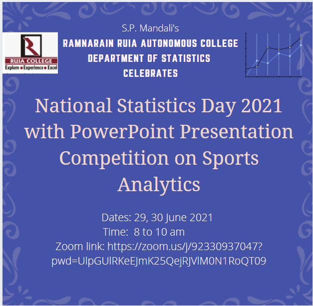 National Statistics Day 2021 